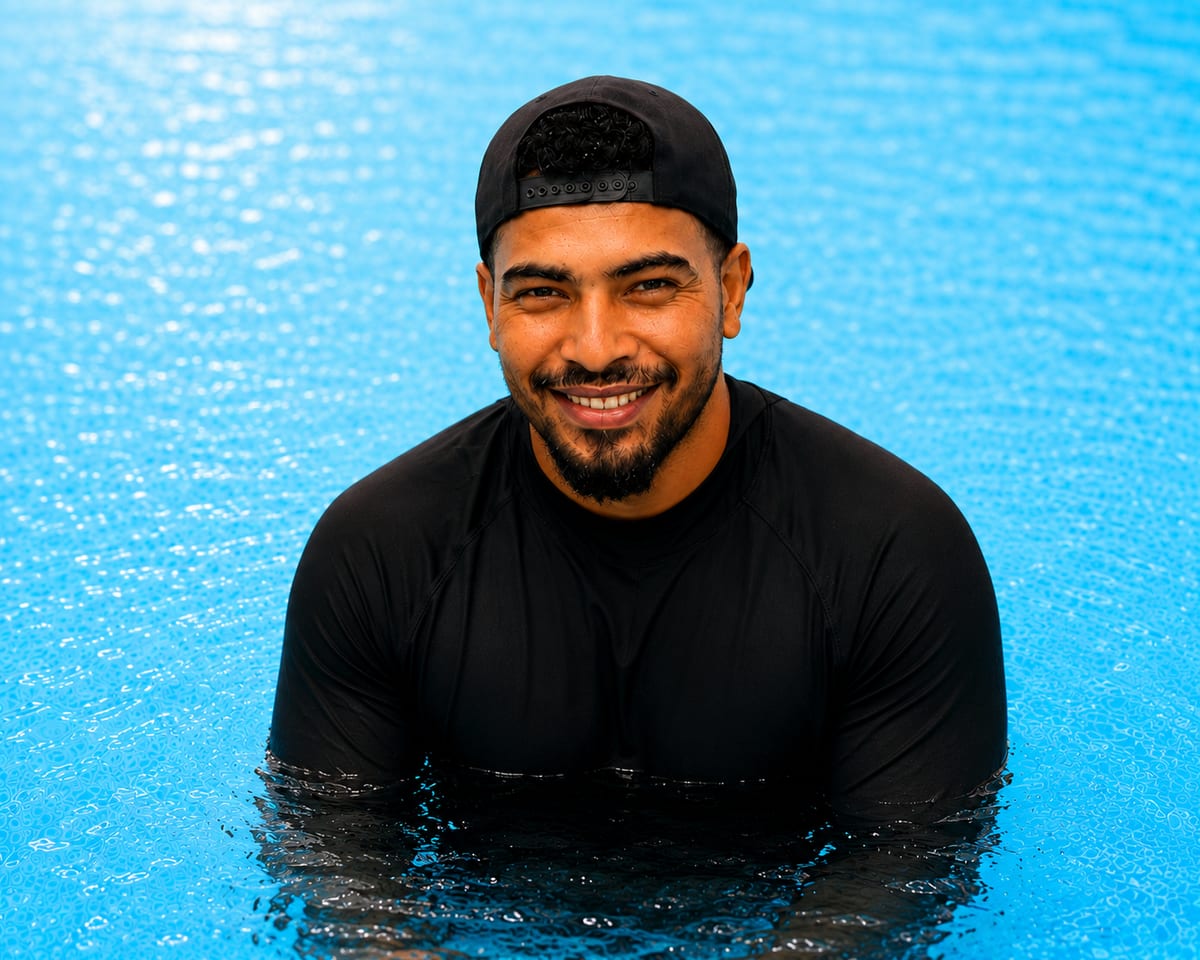 Splash & Grow swim instructor with young student